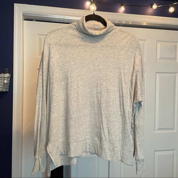 Madewell Studio turtleneck in Heather Cloud - Picture 12 of 16